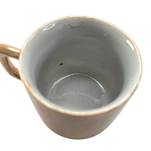 Vintage Japanese Lusterware Tea Set With Floral & Laurel Leaf Farm Scene JE111 - Picture 10 of 13